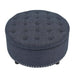 Tufted Storage Ottoman With Upholstery Home Essentials