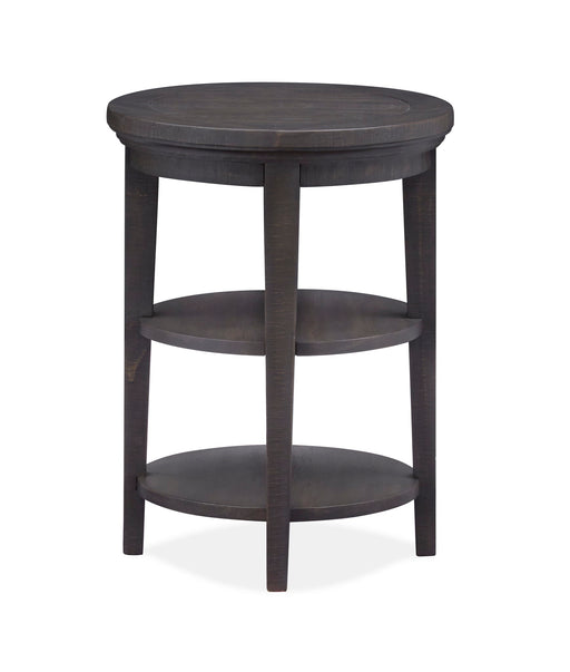 Westley Falls - Round Accent End Table - Graphite Magnussen Furniture
