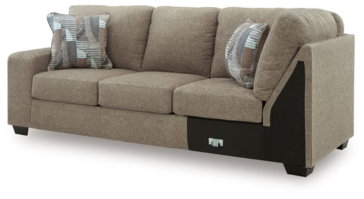 Newellen - LAF Sofa With Corner Wedge - Beige Benchcraft®
