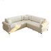 L-Shaped Sofa Couch With Pull-Out Bed Home Essentials