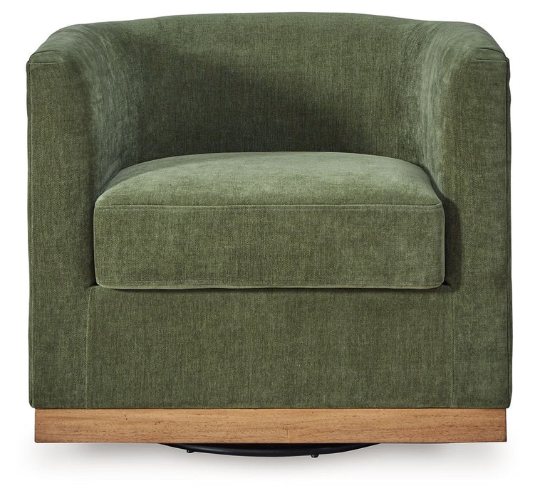 Jersonlow - Swivel Chair - Forest Green Signature Design by Ashley®