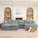Sectional Sofa With Moveable Ottoman Home Essentials
