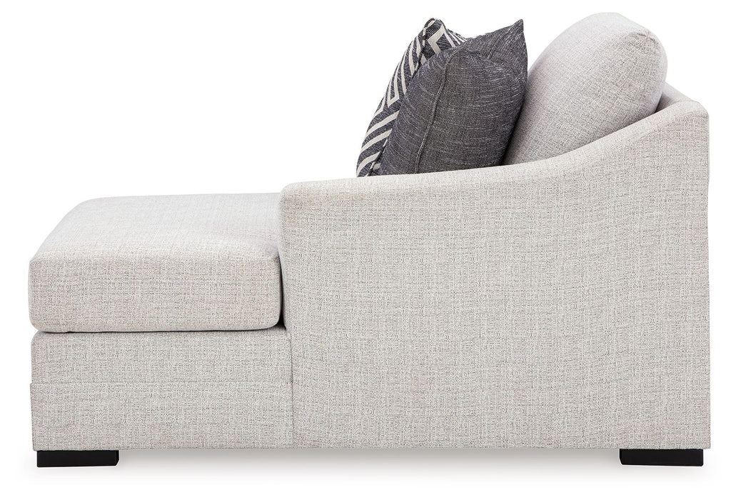 Koralynn - Raf Corner Chaise - Stone Benchcraft®