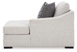 Koralynn - Raf Corner Chaise - Stone Benchcraft®