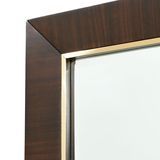 Belmont Place - Wall Mirror - Dark Brown Michael Amini