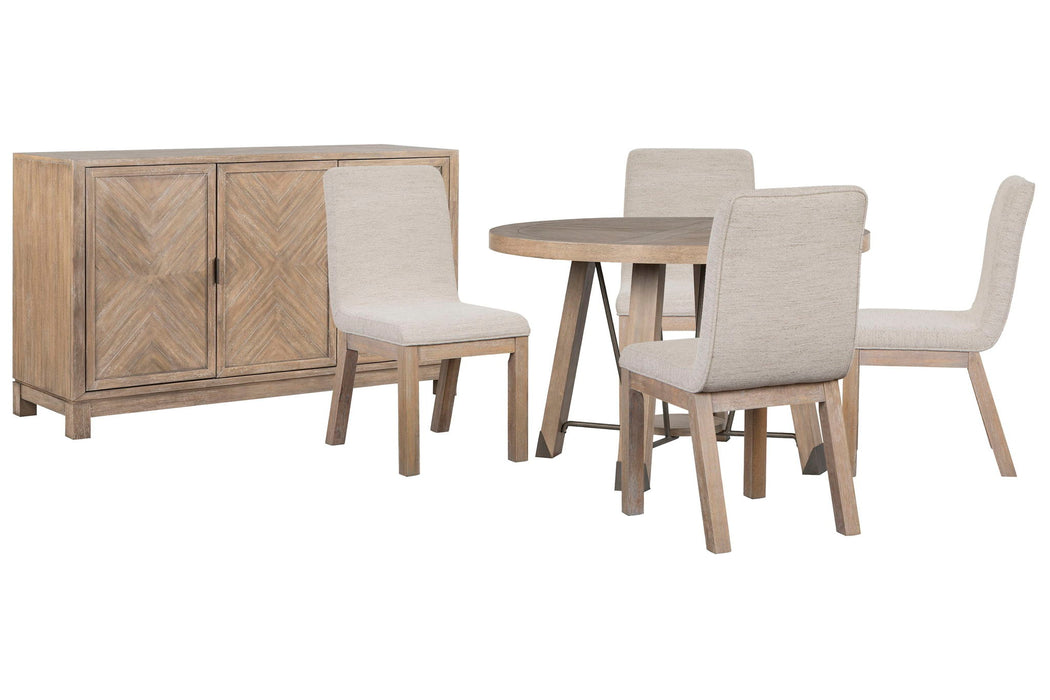 Ainsley - 48" Round Dining Table Set Magnussen Furniture
