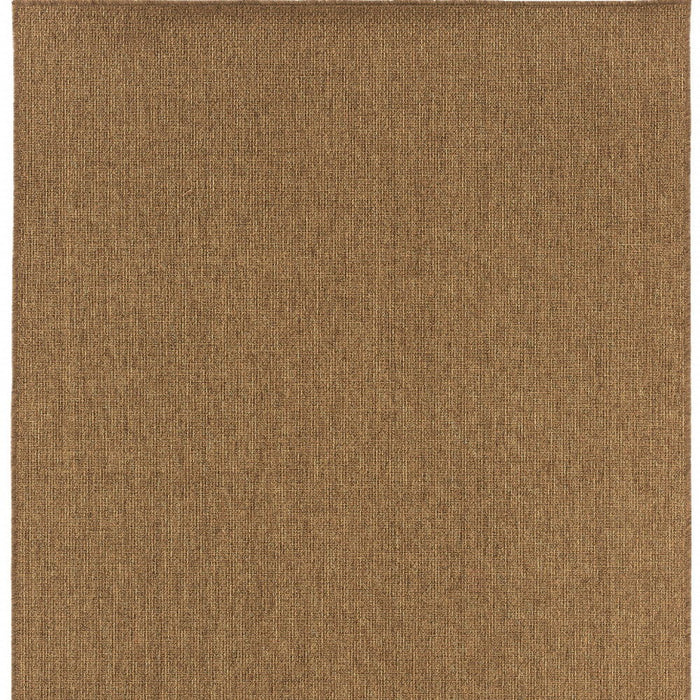 Stain Resistant Indoor / Outdoor Area Rug - Tan