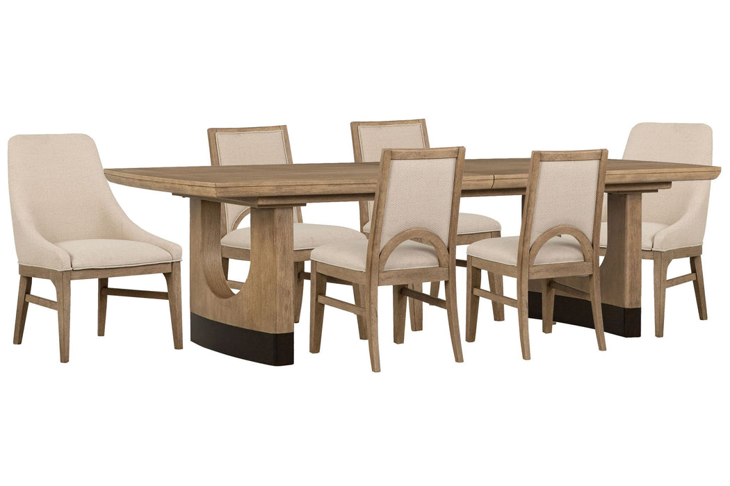 Tristan - Extendable Trestle Dining Table Set Magnussen Furniture