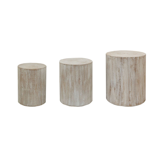 Cylinder Nesting Tables (Set of 3) Home Essentials
