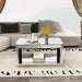 Coffee Table, Rectangular - Silver Home Essentials