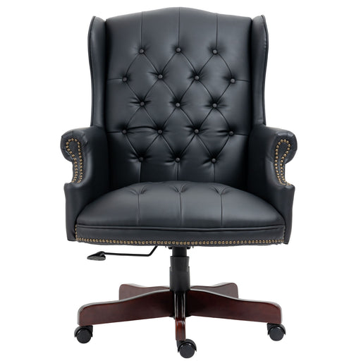 Executive Office Chair, High Back Reclining Comfortable Desk Chair With Smooth Glide Caster Wheels Home Essentials