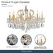 Michael Amini Lighting - Portola 14-Light Traditional Crystal Chandelier - Gold Michael Amini