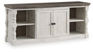 Havalance - Extra Large TV Stand - 2 Doors - Brown / Beige Signature Design by Ashley®