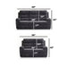 2 Piece Reclining Sofa Set, 3 Seat Sofa & 2 Seat Loveseat, 150° Recline - Dark Gray Home Essentials