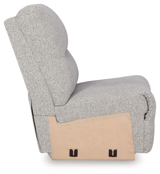 Acklen Place - Armless Chair - Pewter Signature Design by Ashley®