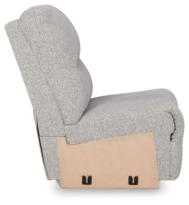 Acklen Place - Armless Chair - Pewter Signature Design by Ashley®