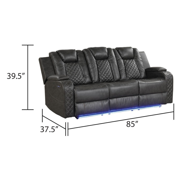 Benz - LED & Power Reclining Sofa Matrix Furniture Group