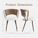 Farmhouse Style Wicker Dining Chair Home Essentials