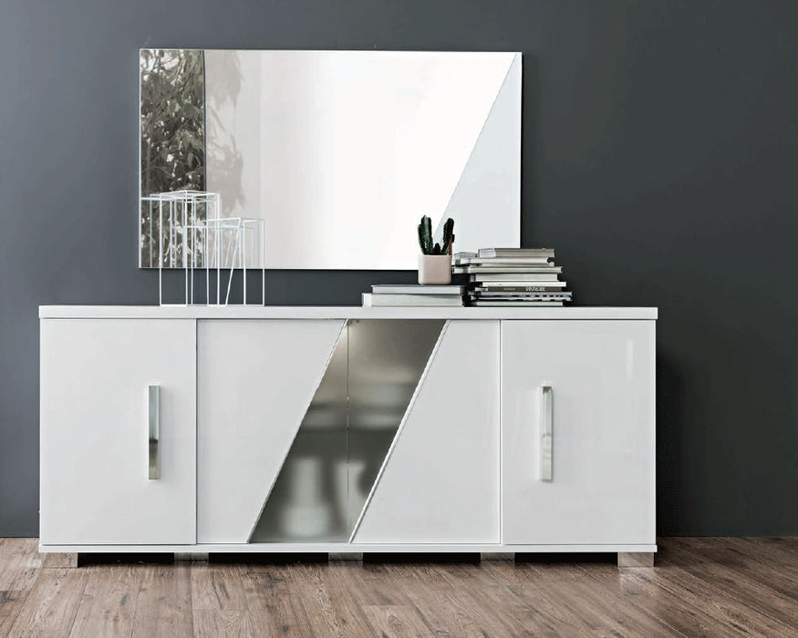 Lisa - 4 Door Buffet - White Status Italy