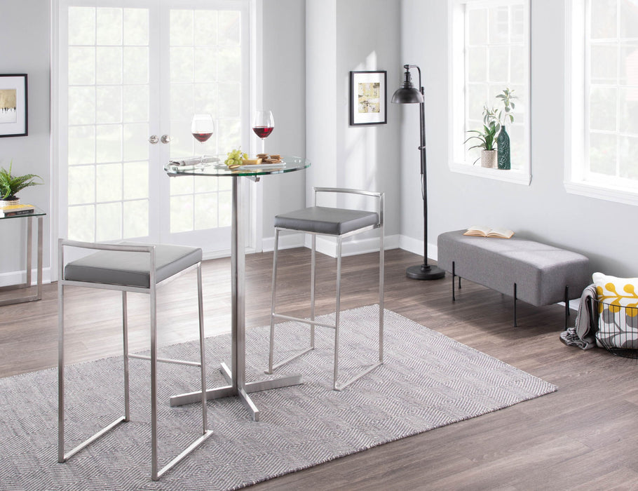 Fuji - Contemporary And Elegant Design Stackable Barstool Lumi Source