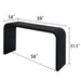Waterfall Console Table Home Essentials