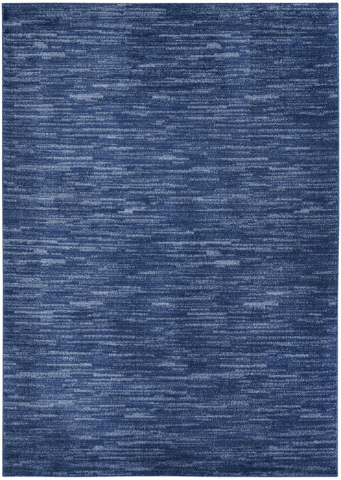 4' X 6' Non Skid Indoor / Outdoor Area Rug - Blue