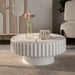 Fluted Storage Table With Lift Off Lid Home Essentials