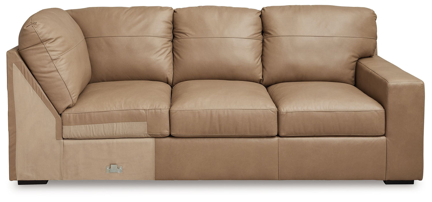 Bandon - Raf Sofa With Corner Wedge - Toffee Signature Design by Ashley®