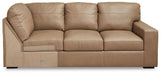 Bandon - Raf Sofa With Corner Wedge - Toffee Signature Design by Ashley®