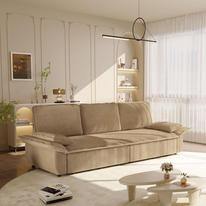 King Size Pull Out Sofa Bed, 3 In 1 Convertible Multifunctional Home Essentials