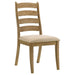 Sammy - Dining Side Chair (Set of 2) - Brown / Beige Furniture Max