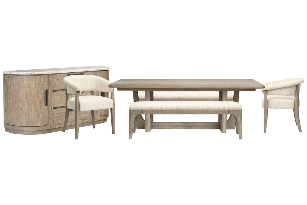 Braelyn - Extendable Trestle Dining Table Set Magnussen Furniture
