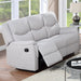 Modern Contemporary Style Recliner Sofa With Plush Armrest And Headrest Home Essentials