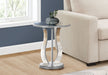 Accent Table, Side Mirror, Transitional - Silver 8th Street