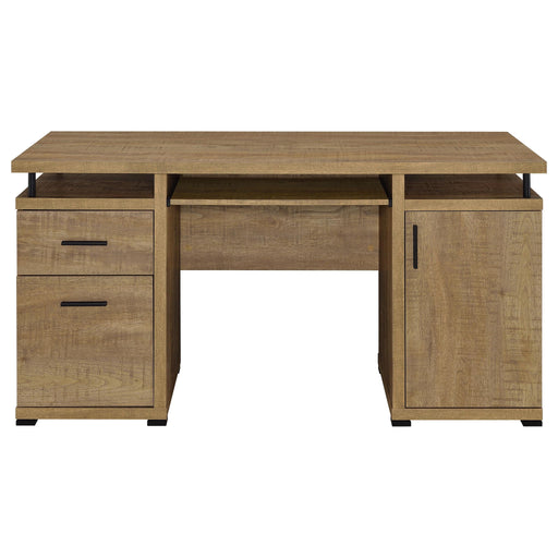 Swan - 2 Drawer Computer Desk - Mango Color Furniture Max