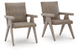 Cliff Trails - Arm Chair (Set of 2) - Beige Signature Design by Ashley®