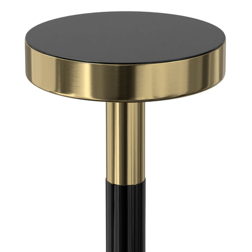 Frannie - Side Table - Gold / Black Simpli-Home