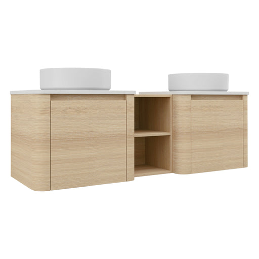 Mounted Bathroom Vanity With Art Sink, 1 Storage Shelf, Soft Close Door Home Essentials