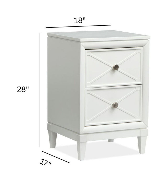 Springhouse - Drawer Nightstand - Whisper White Magnussen Furniture