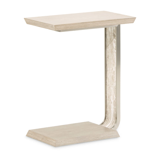 Lotus Bay - C-Shaped Accent Table - Sand Michael Amini