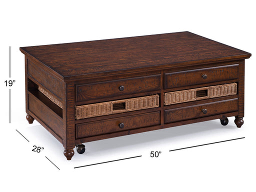 Cottage Lane - Wood Rectangular Lift-top Cocktail Table - Coffee Magnussen Furniture