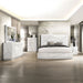 Esther - Mirror With LED - White / Silver ACME