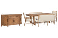 Woodward - Trestle Extendable Dining Table Set Magnussen Furniture