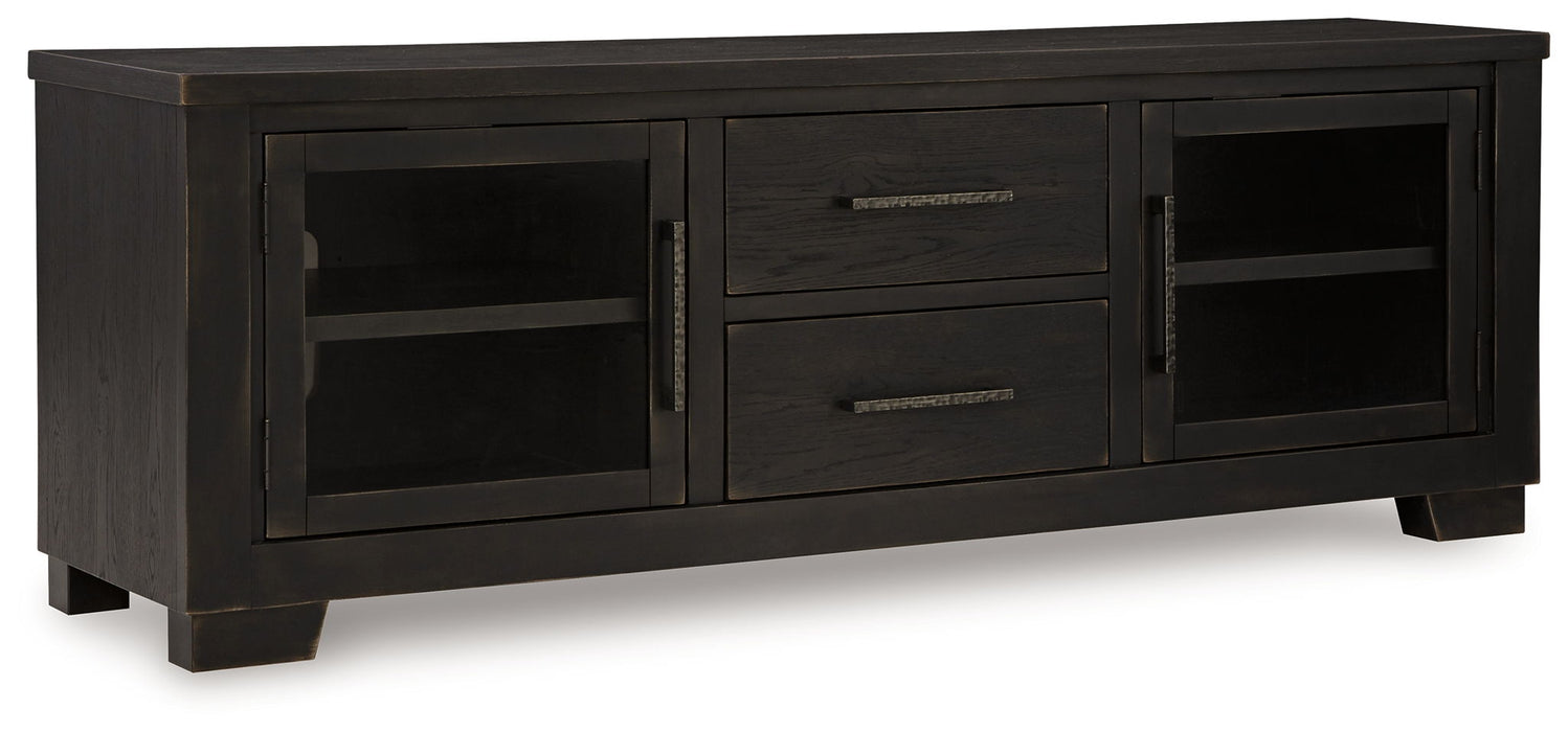 Galliden - Extra Large TV Stand - Black Signature Design by Ashley®