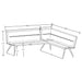 Ledger - L-Shaped Dining Bench Furniture Max