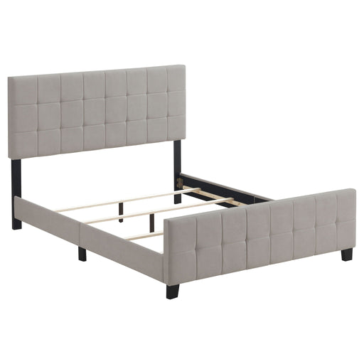 Destiny - Eastern King Panel Bed - Beige Furniture Max