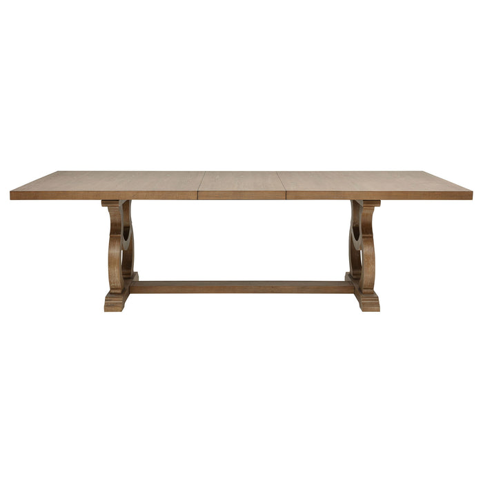 Fremont - Trestle Rectangular Dining Table With Removable Leaf Furniture Max