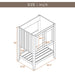 Bathroom Vanity Base Only, Soild Wood Frame, Bathroom Storage Cabinet With Doors And Open Shelf Hearth and Haven