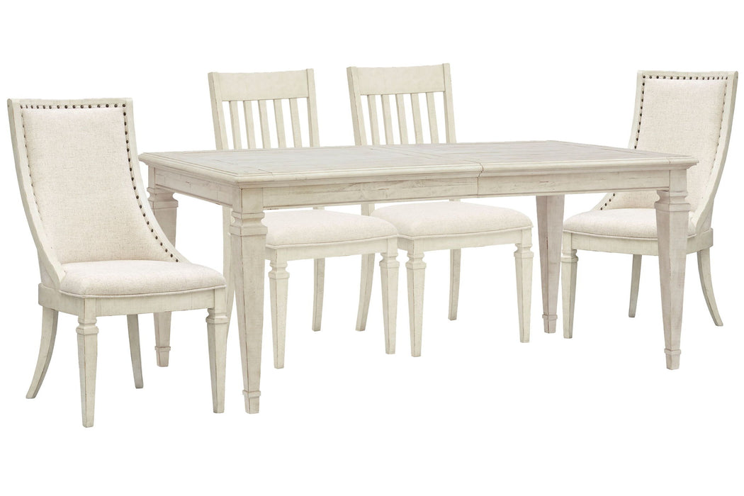 Newport - 5 Piece Extendable Rectangular Dining Table Set Magnussen Furniture