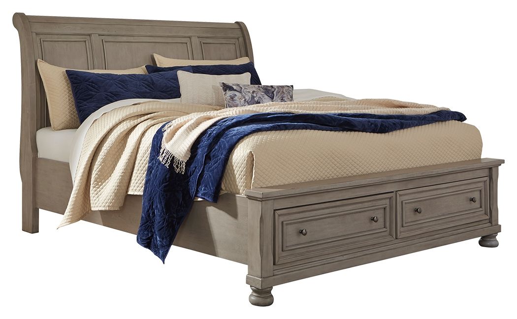 Lettner - Sleigh Bed Signature Design by Ashley®